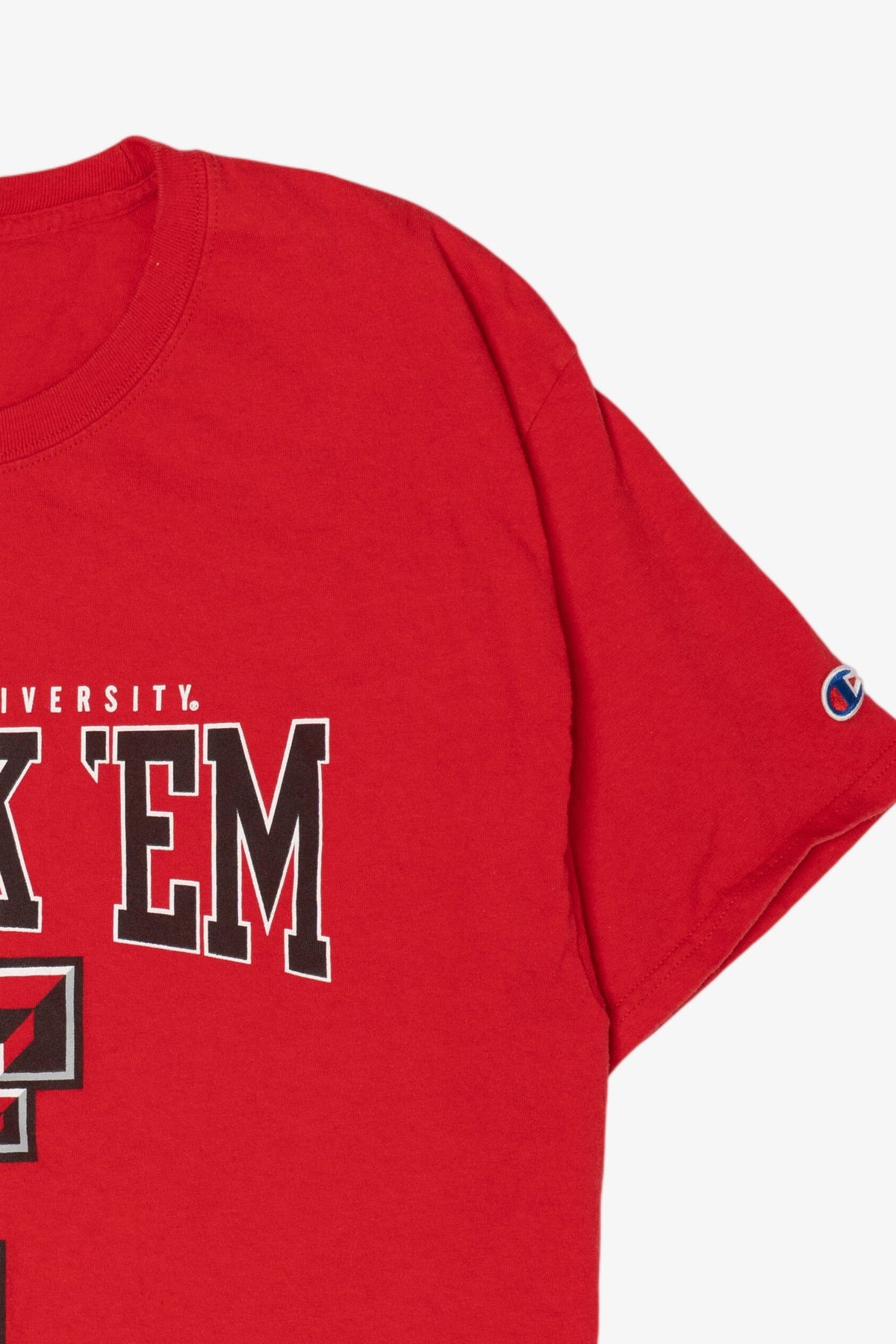 Red Texas Tech University "Wreck 'Em" T-Shirt (2010s)