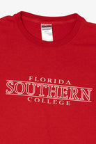 Vintage Florida Southern College Red Jerzees T-Shirt (1990s)