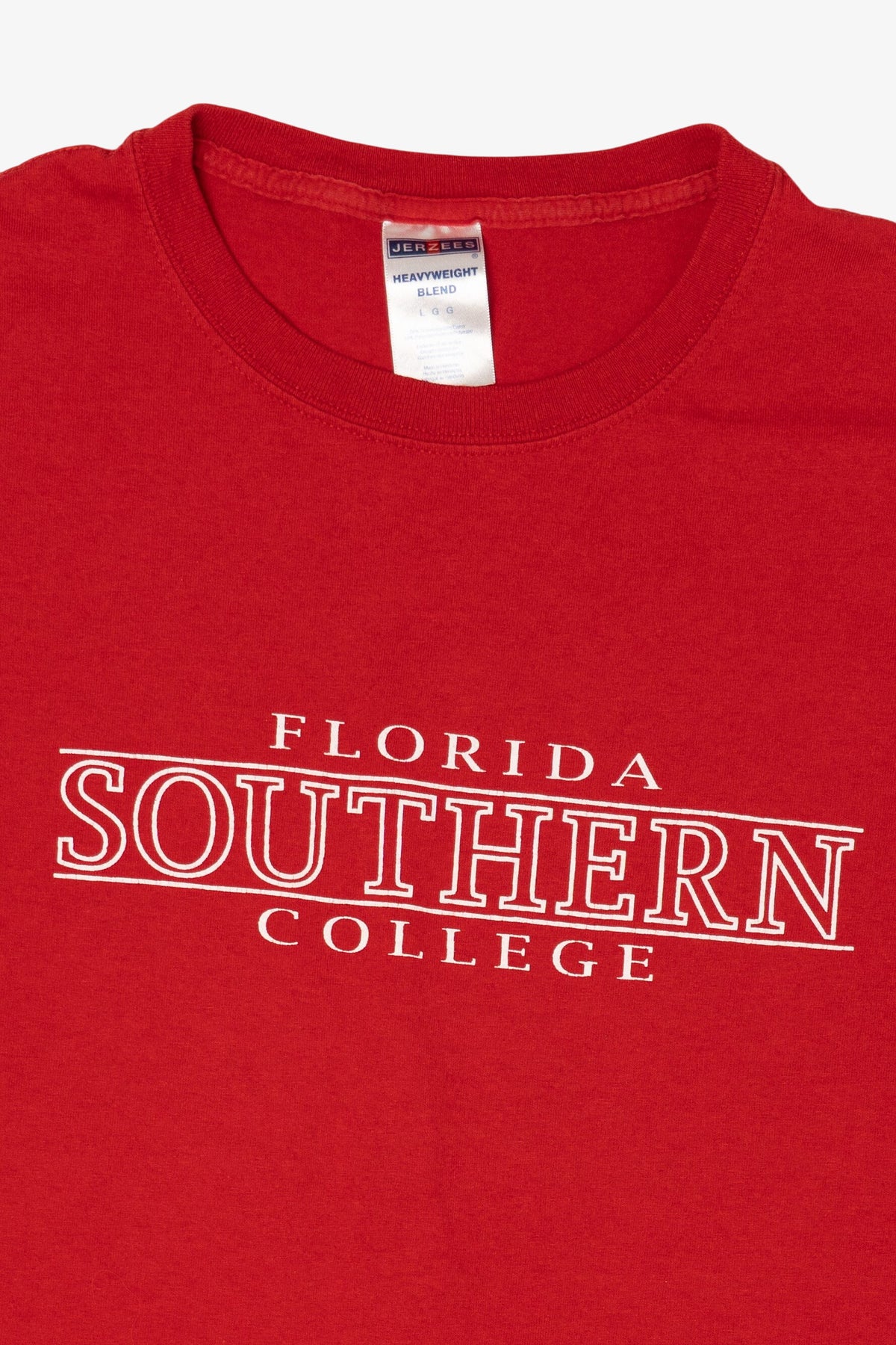 Vintage Florida Southern College Red Jerzees T-Shirt (1990s)