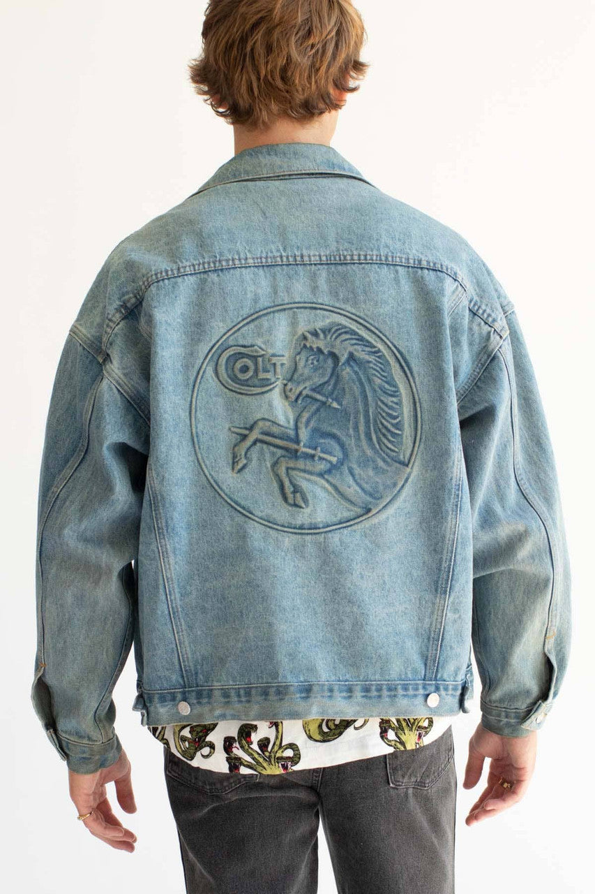 Vintage Colt Embossed Denim Jacket 1309