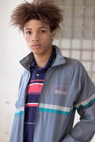 Grey Converse Windbreaker