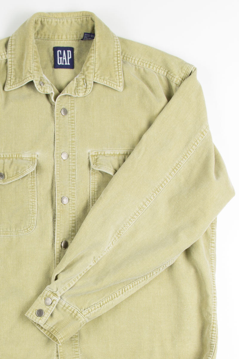 Olive Vintage Corduroy Shirt