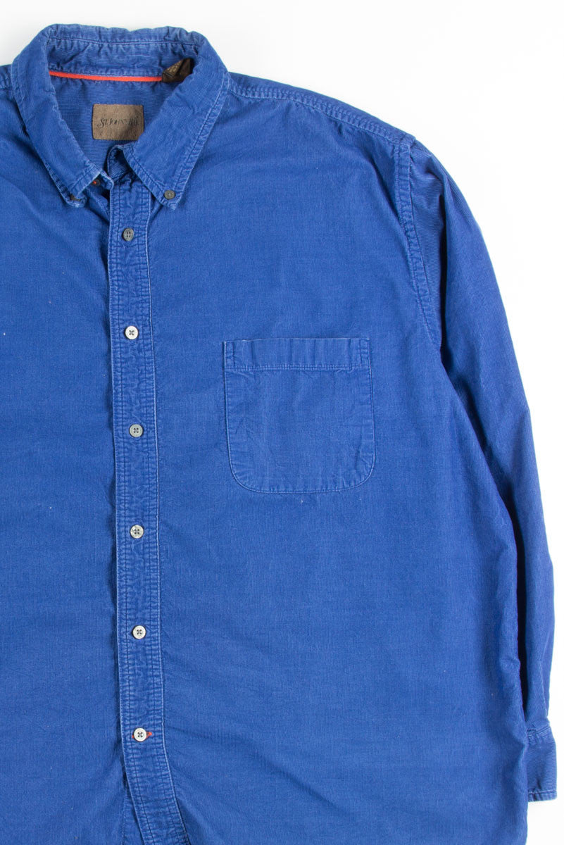Blue Vintage Corduroy Shirt