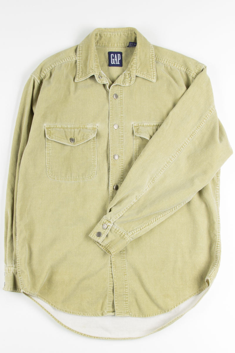 Olive Vintage Corduroy Shirt