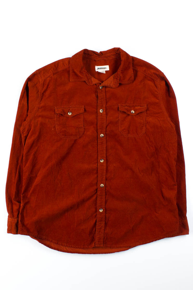 Rust Vintage Corduroy Shirt
