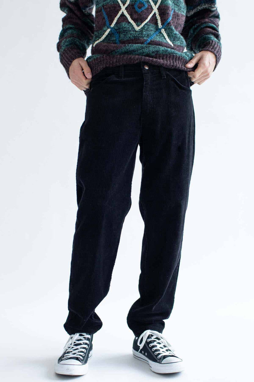 Black Corduroy Slacks