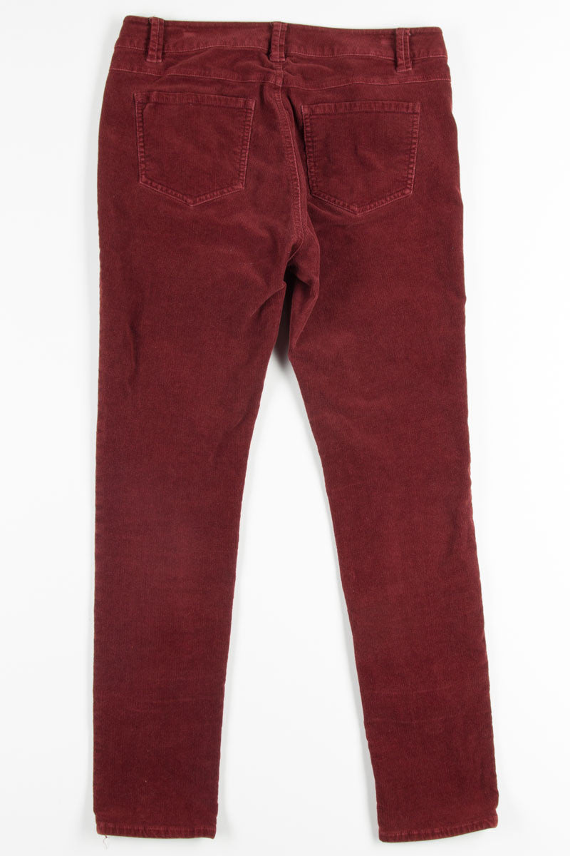 Burgundy Cabi Corduroy Pants