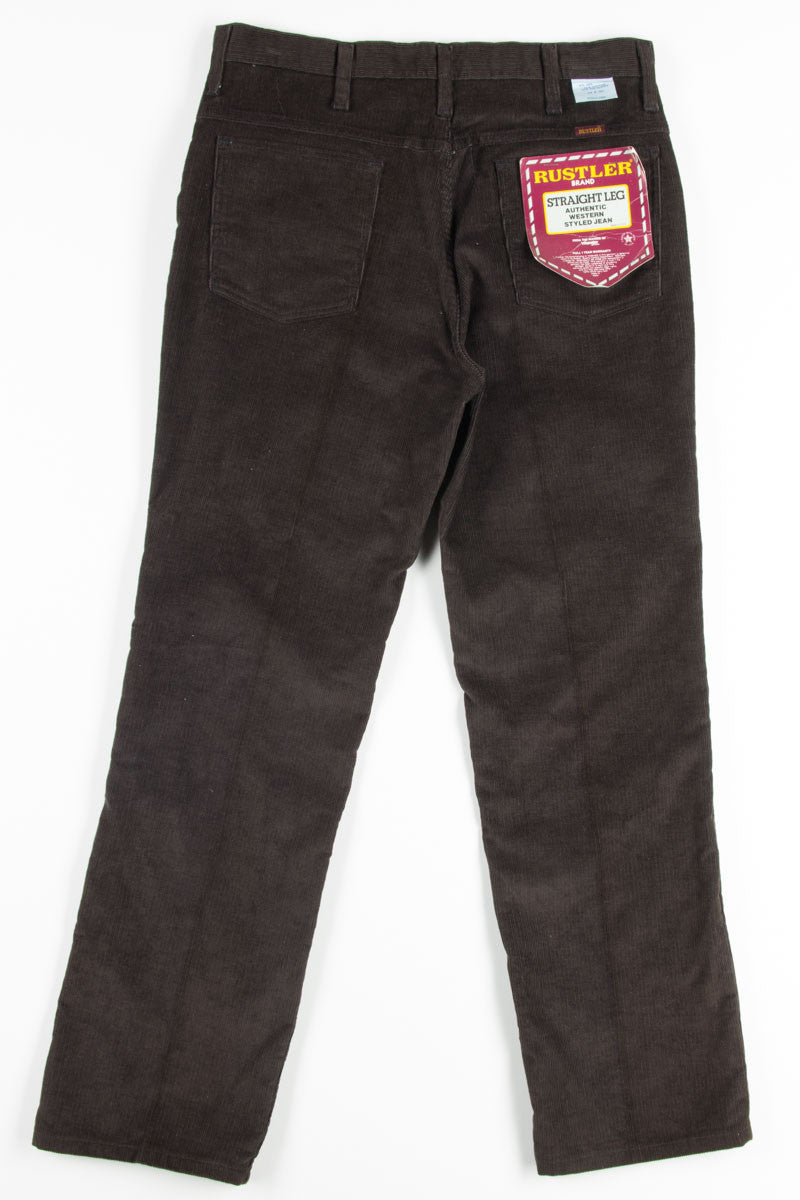 Brown Rustler Corduroy Jeans