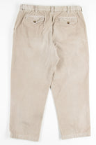 Beige L.L. Bean Corduroy Pants
