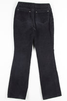 Black Curduroy Bootcut Jeans