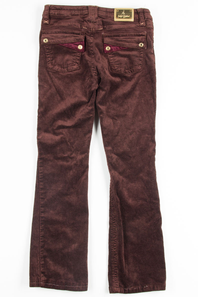 Brown Baby Phat Corduroy Bell Bottoms