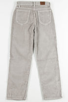 Grey Wide Wale Corduroy Pants