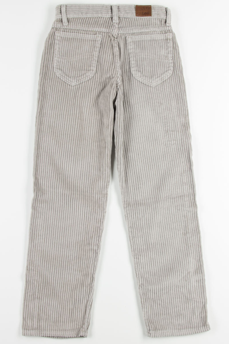 Grey Wide Wale Corduroy Pants