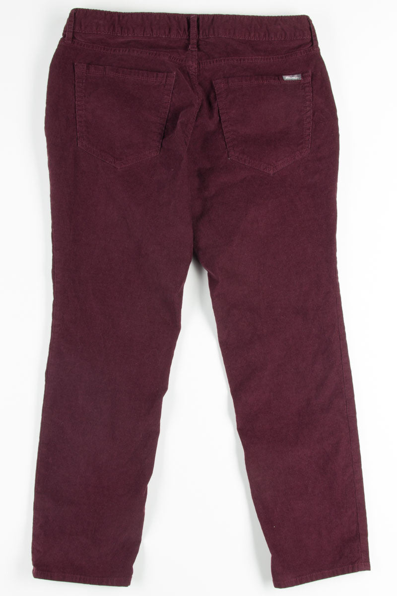Burgundy Corduroy Pants 3