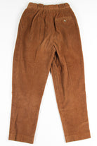 High Waisted Brown Corduroy Pants