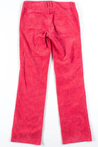 Coral Corduroy Pants 1