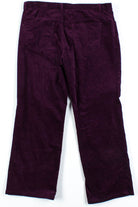 Burgundy Velvet Pants