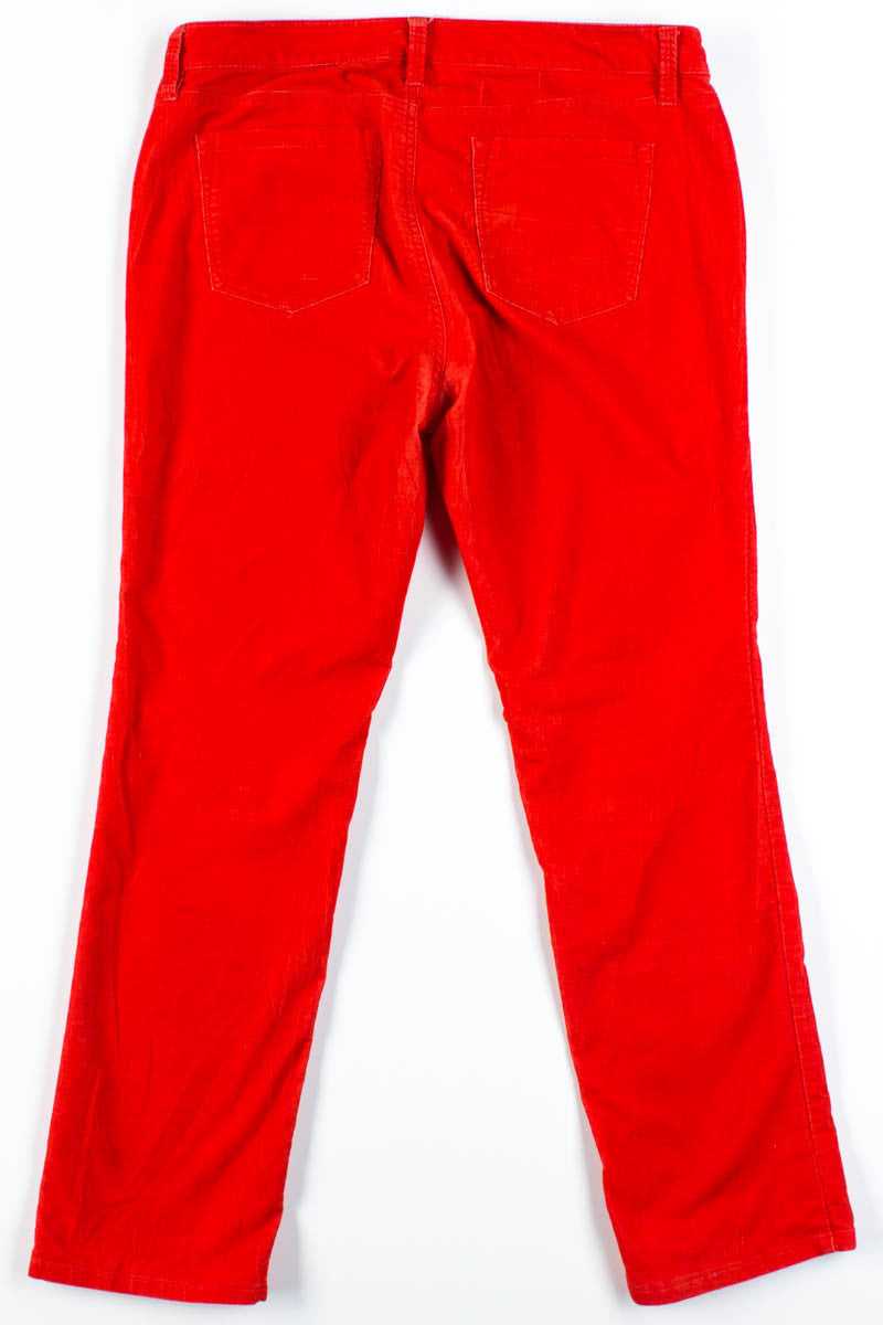 Orange Corduroy Pants