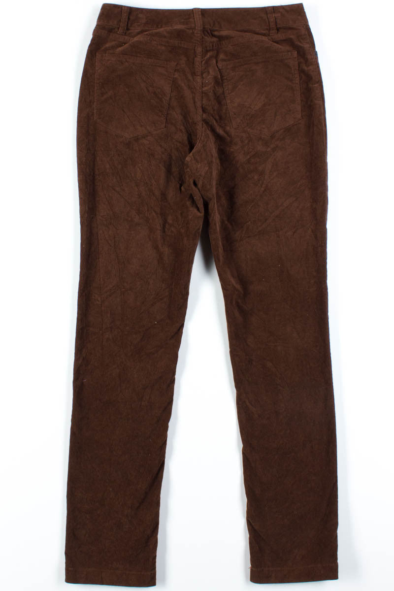 Brown Velvet Pants