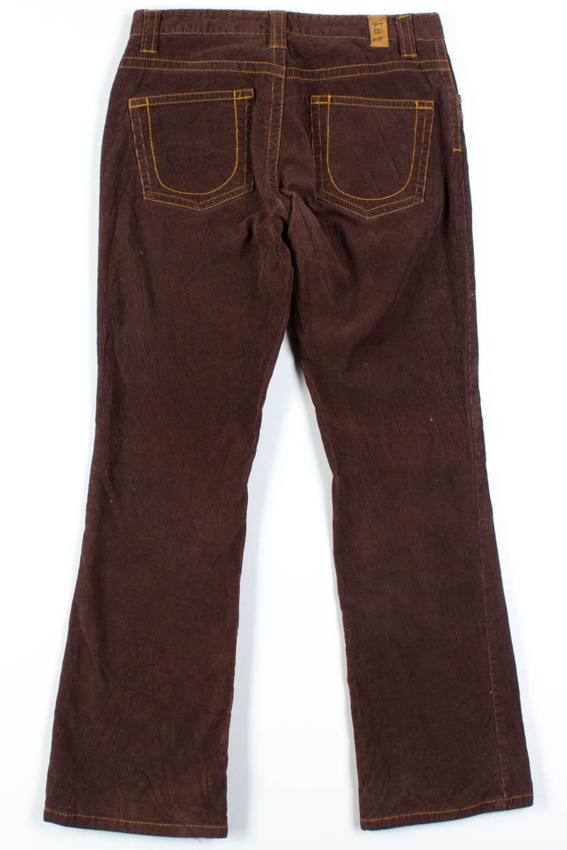 Brown & Orange Corduroy Pants