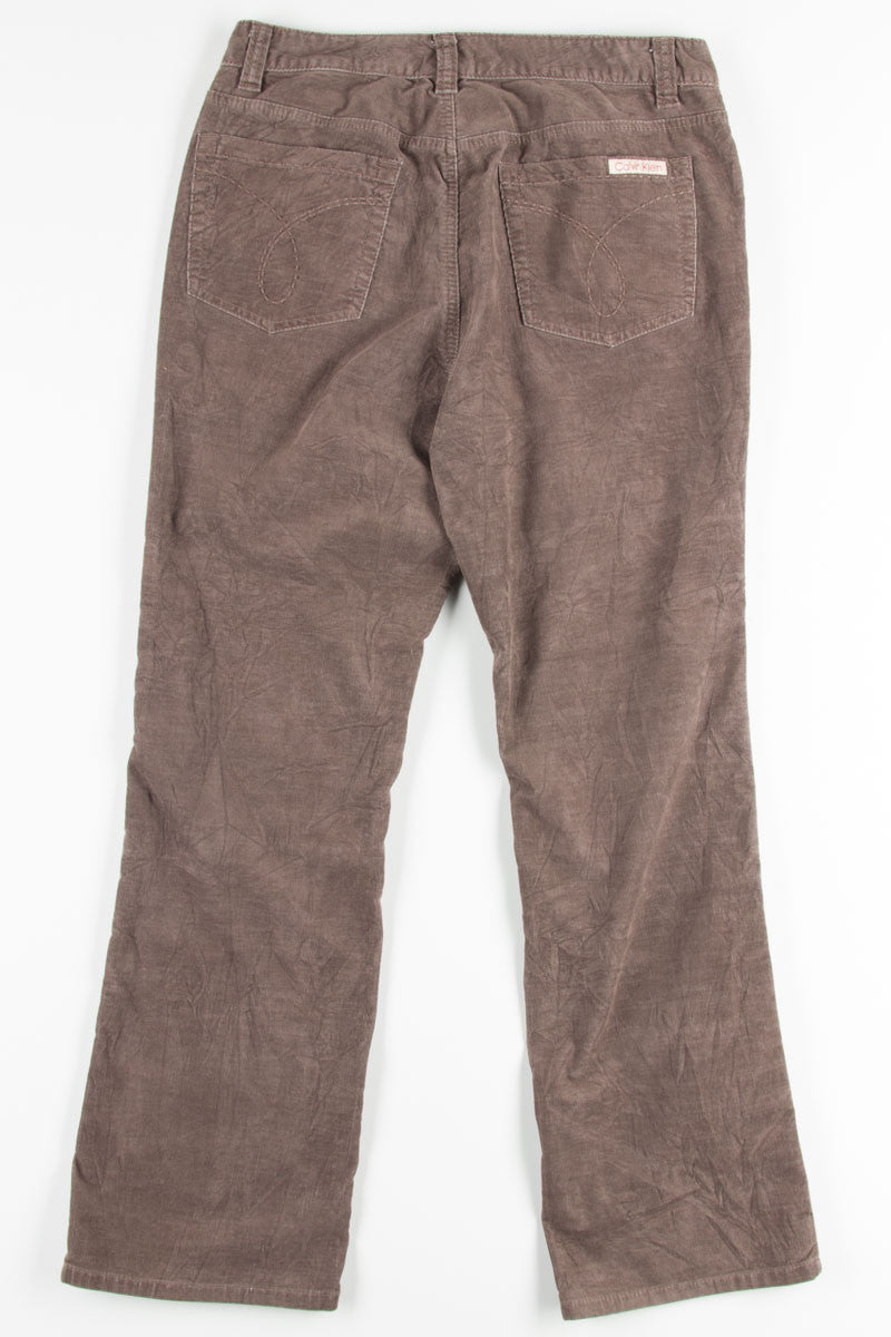 Brown Calvin Klein Corduroy Pants