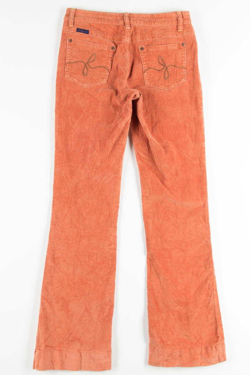 Orange Corduroy Pants 1