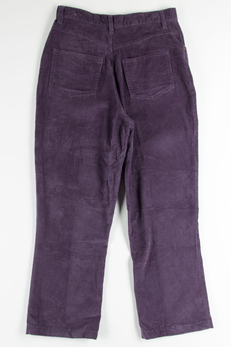 High Rise Purple Corduroy Pants (sz. 12)