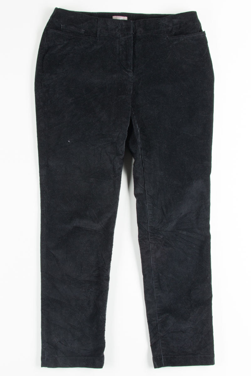 Black Corduroy Pants (sz. Petite 6)