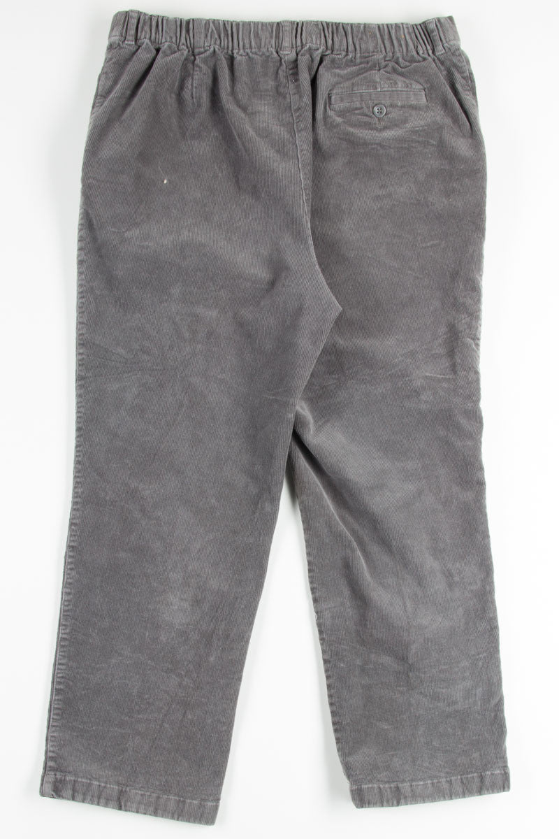 Grey L.L. Bean Corduroy Pants
