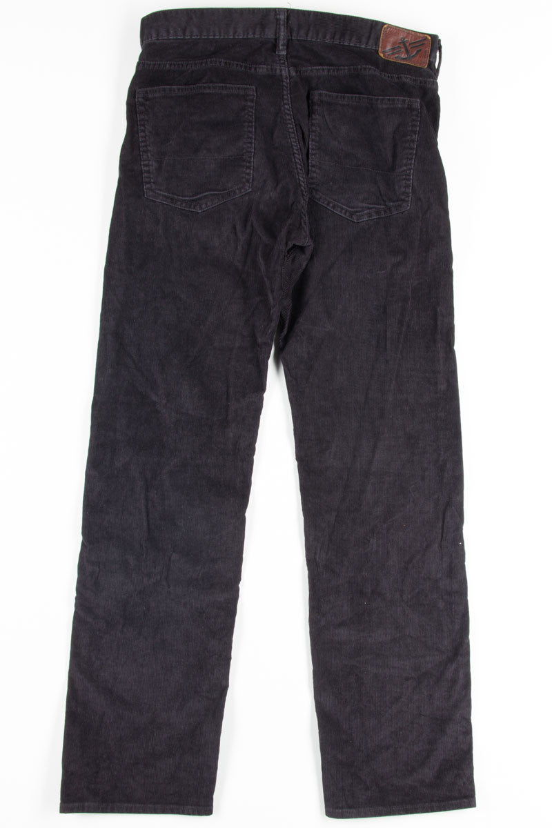 Black Dockers Corduroy Pants 1