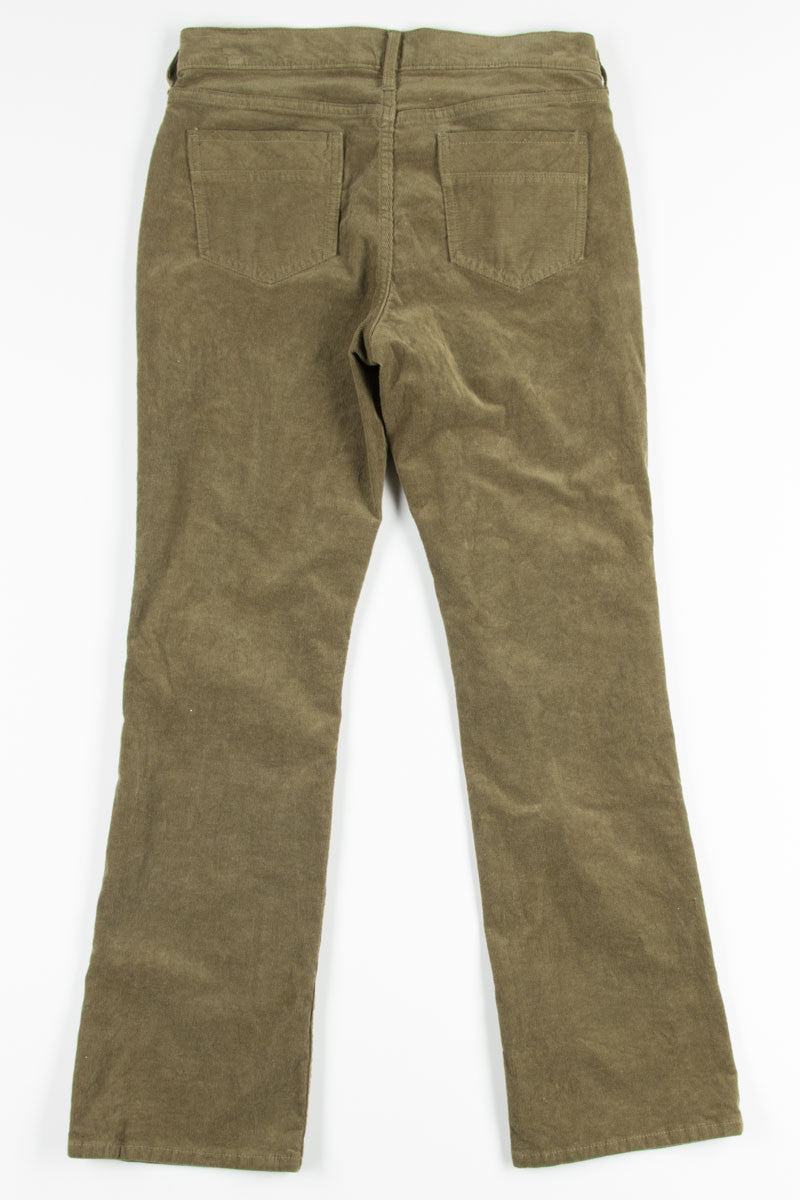 Olive Corduroy Pants 4