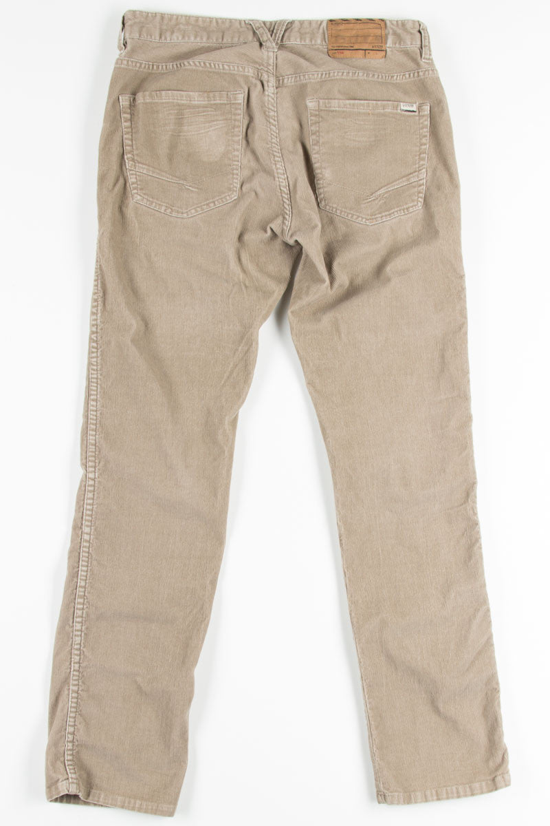 Beige Vans Corduroy Pants