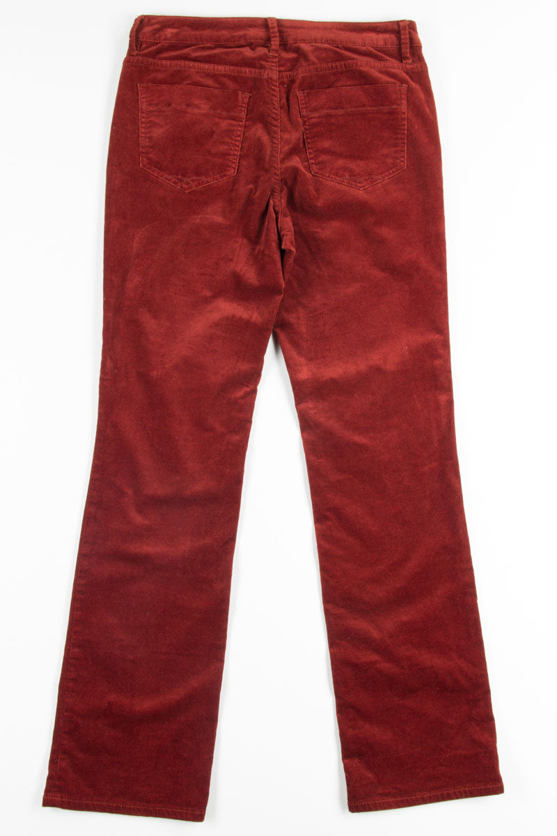 Rust Corduroy Pants 1