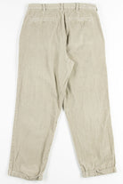 Beige Corduroy Pants 1