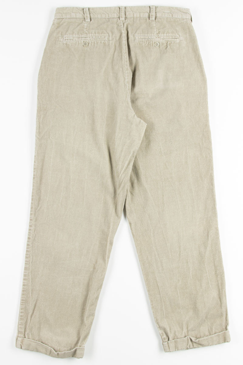 Beige Corduroy Pants 1