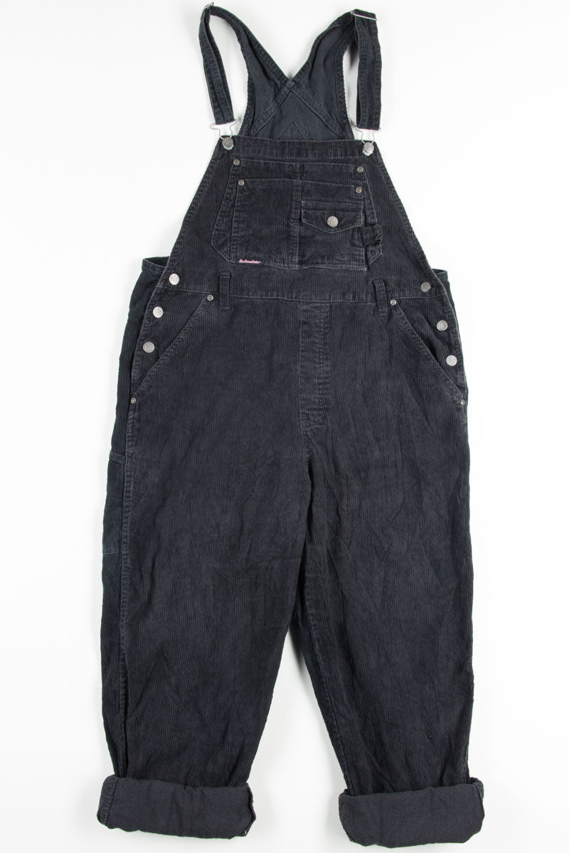 Black Corduroy Overalls 2