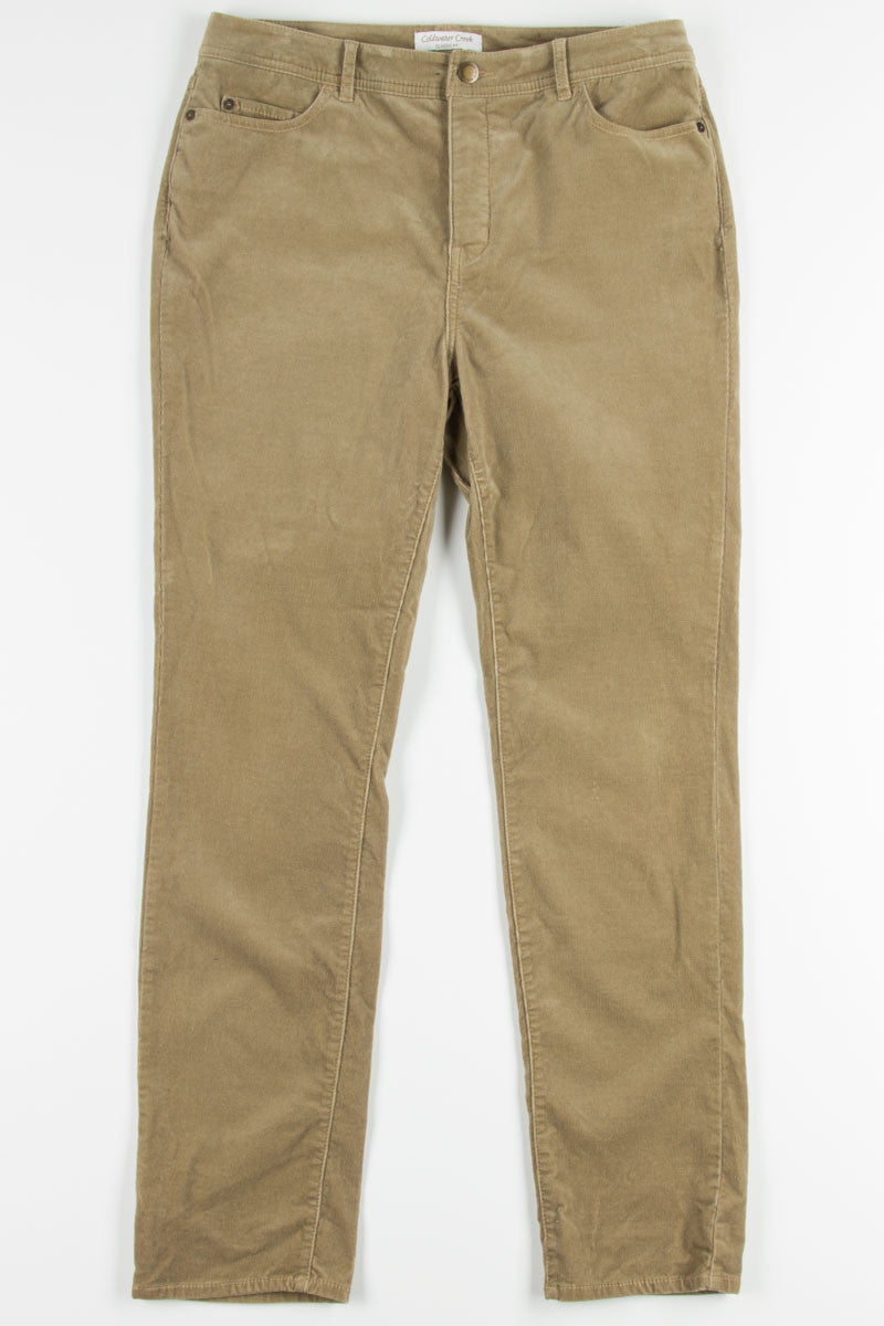 Tan Corduroy Pants 8