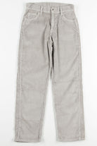 Grey Wide Wale Corduroy Pants