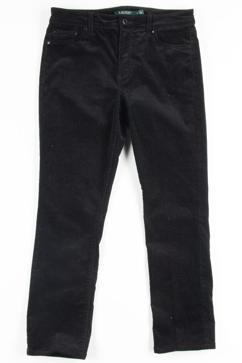 Black Ralph Lauren Corduroy Pants