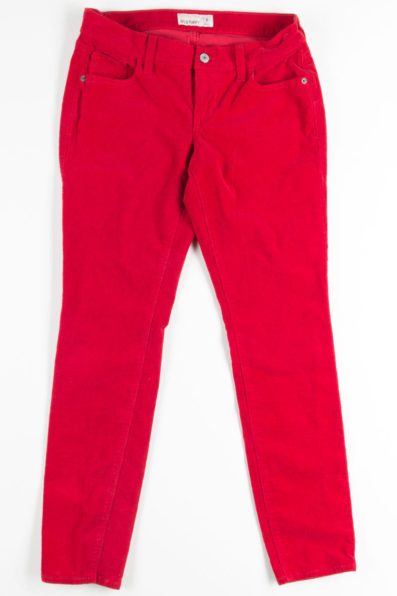 Red Corduroy Pants 2