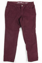 Burgundy Corduroy Pants 3