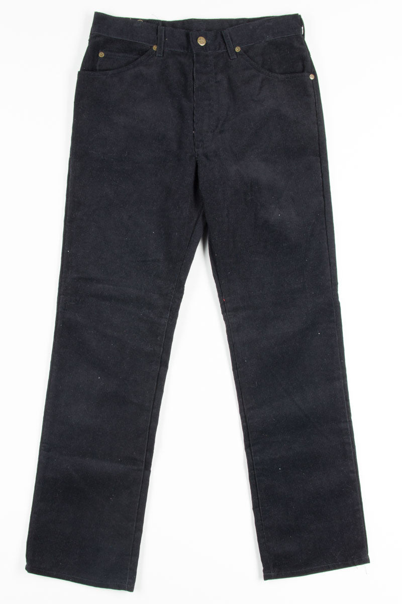 Black Lee Corduroy Pants