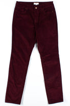 Burgundy Corduroy Pants 4