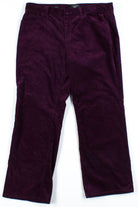 Burgundy Velvet Pants
