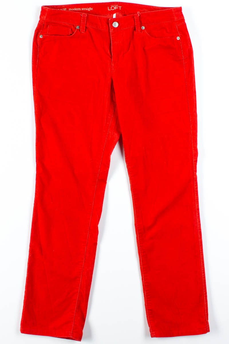 Orange Corduroy Pants