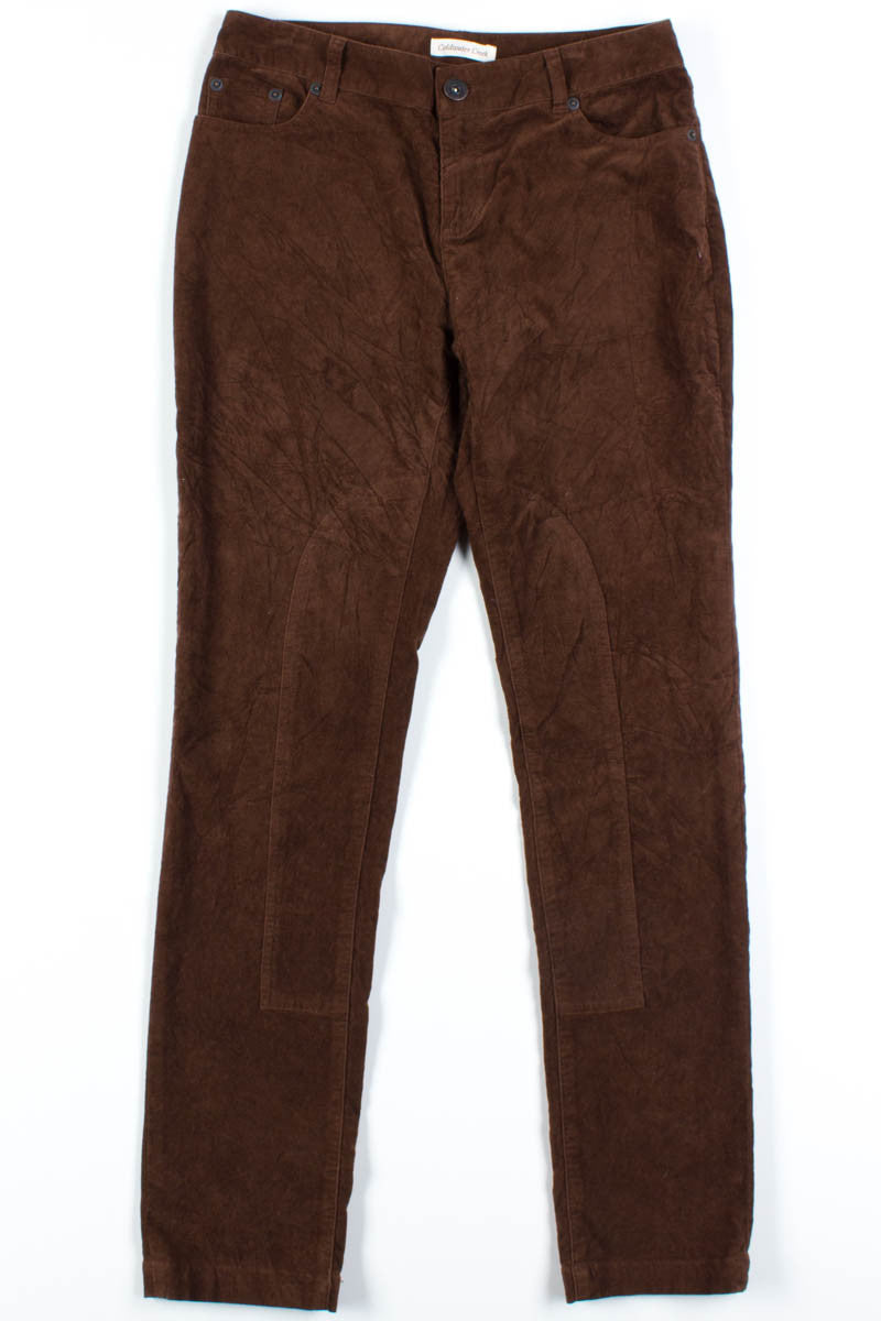 Brown Velvet Pants