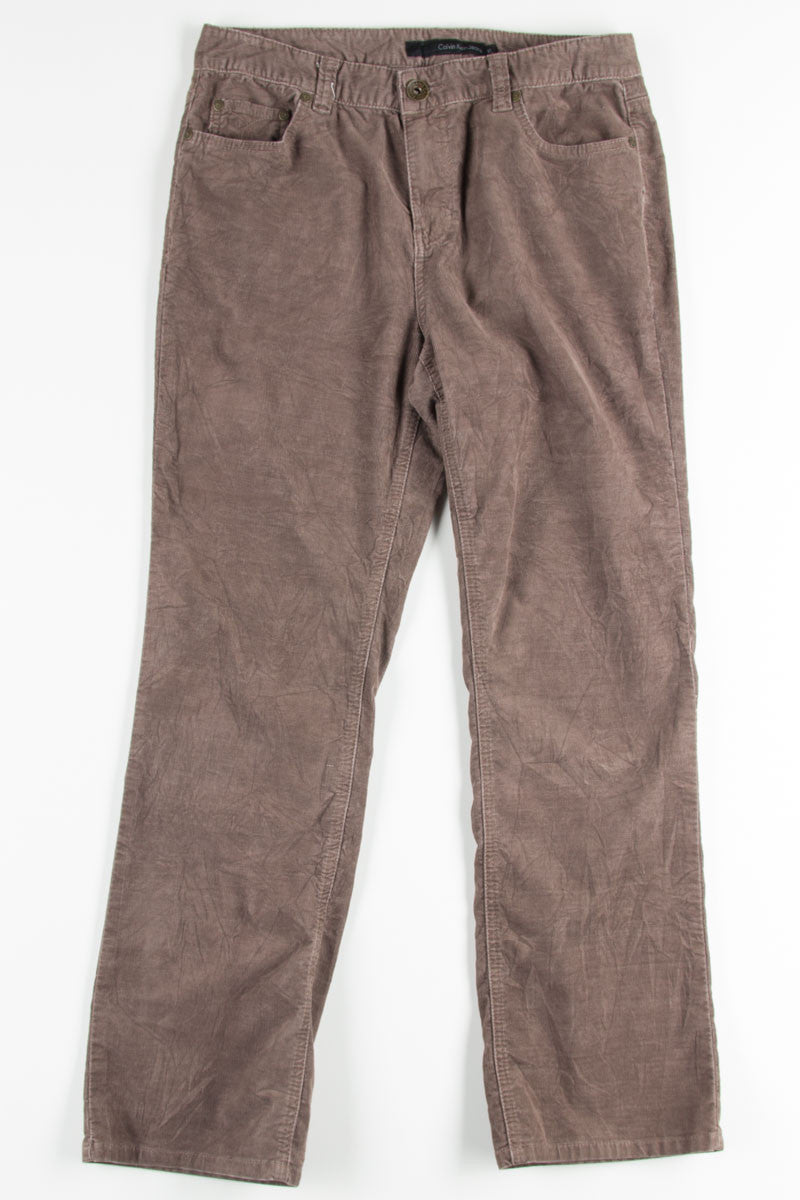 Brown Calvin Klein Corduroy Pants
