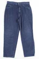 90s Blue Corduroy Pants