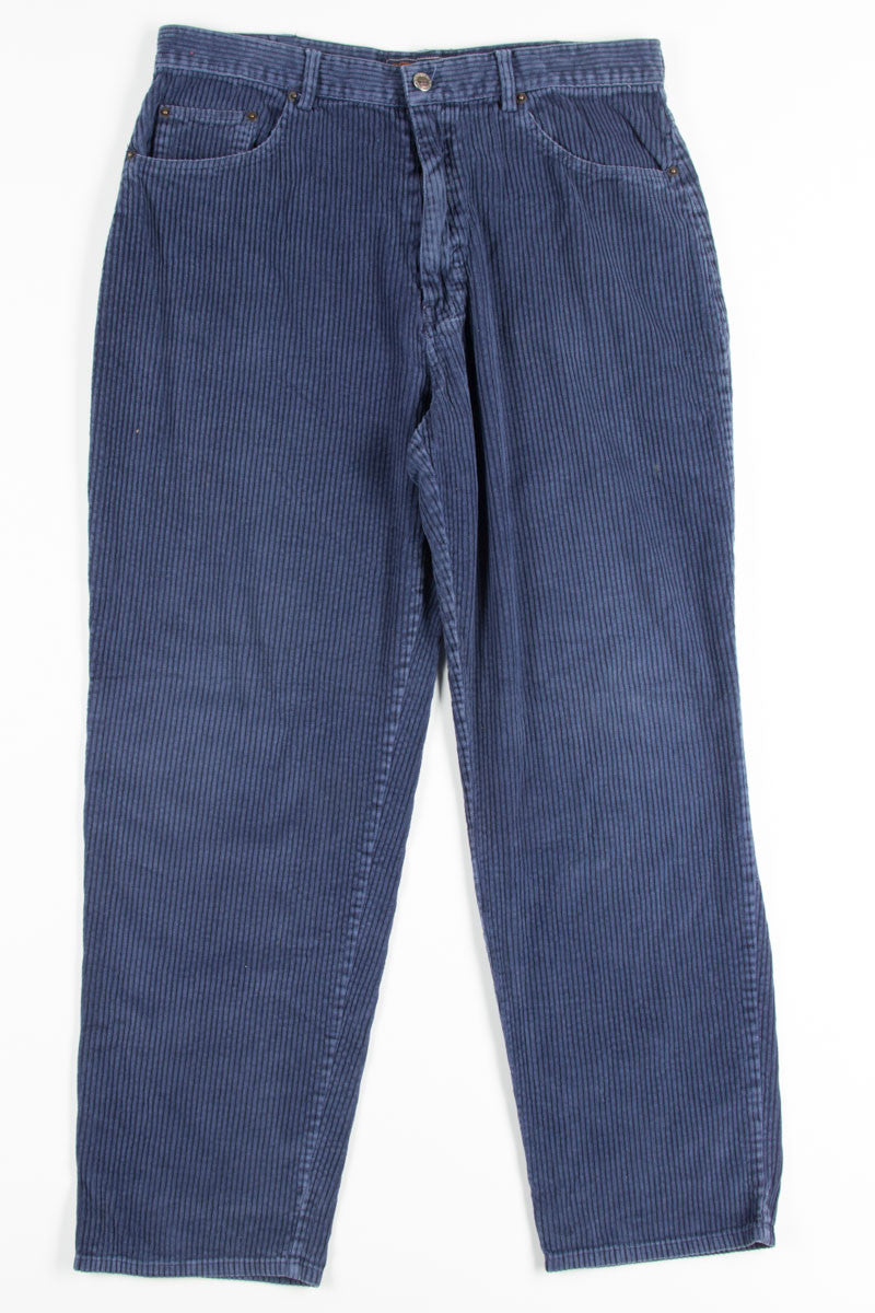 90s Blue Corduroy Pants