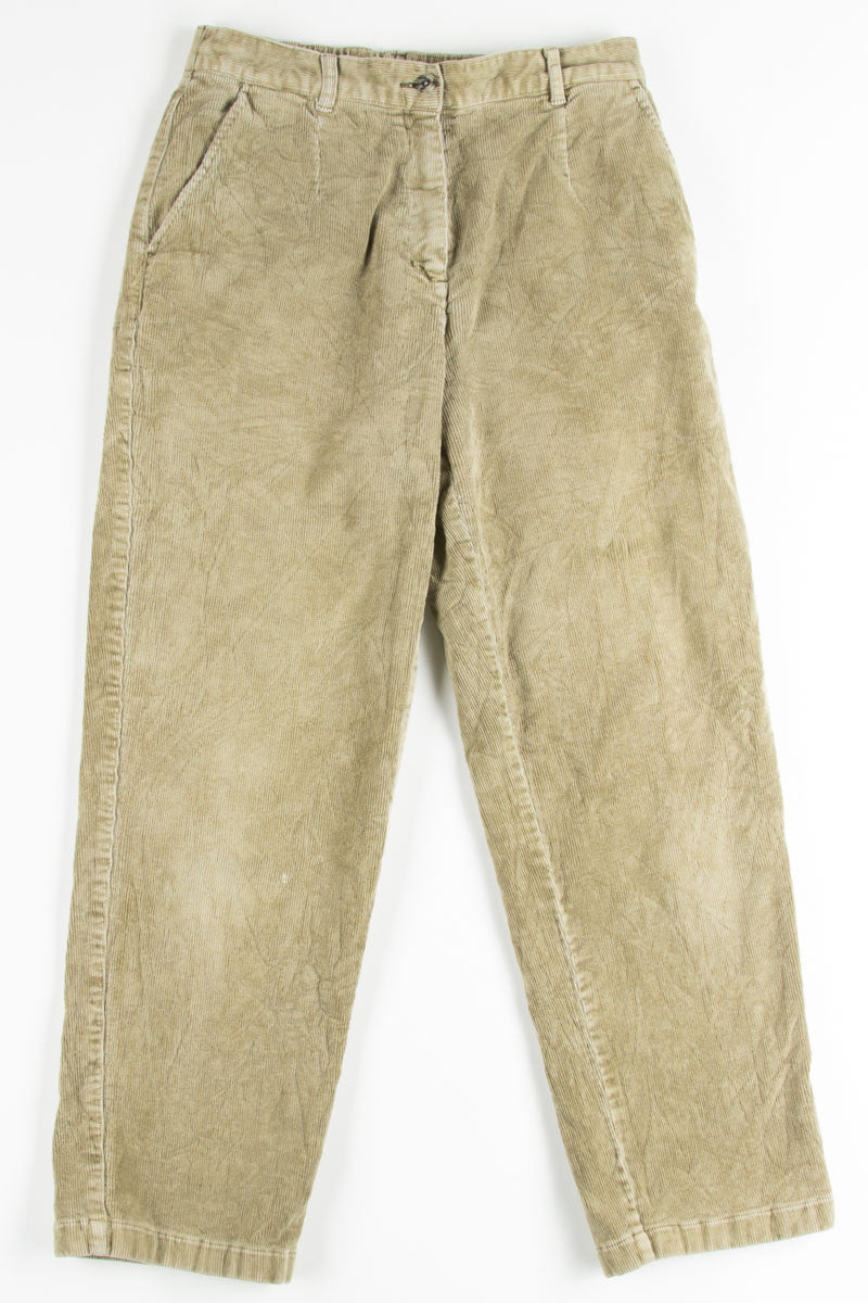 Beige L.L. Bean Corduroy Pants 1